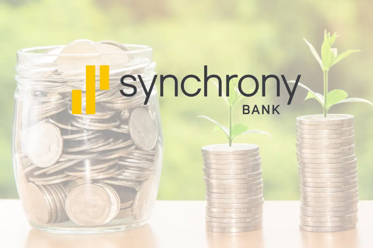 Graphic representing Synchrony Bank as a good high-yield savings option, featuring competitive interest rates and secure financial growth opportunities.